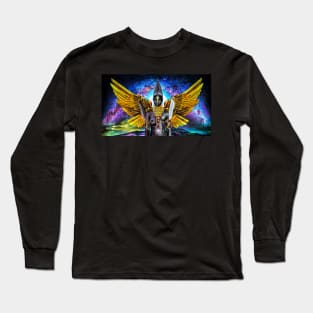 AFRICAN HERMES: AGWU / THOTH / HERMES BY SIRIUS-UGO-ART Long Sleeve T-Shirt